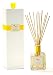 Manu Home Grapefruit Reed Diffuser ~ Made with Essential Oils ~ Includes two bundles of Natural and Brown Sticks~