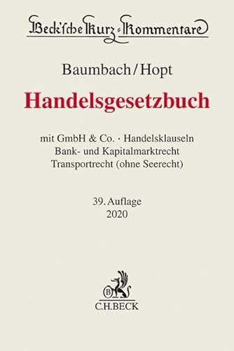Hopt, K: Handelsgesetzbuch
