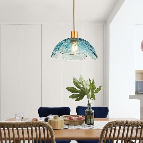 Suspension minimaliste trèfle bleu pour illuminer vos repas en famille - 2