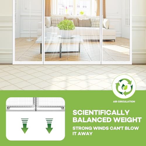 Moustiquaire magnétique blanche contre les insectes de nuit - 6