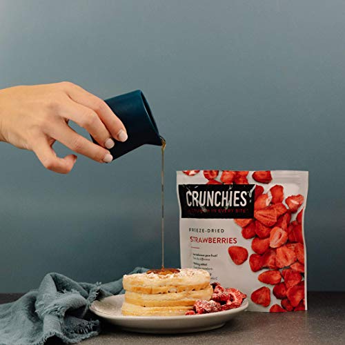 Crunchies Freeze-Dried Fruits, Strawberry & Cinnamon Apple Bundle, 100% All Natural Crispy Snacks, Gluten Free & Vegan, 12Ct (6 Of Each Flavor), 1 Ounce Bags (Packaging May Vary) #TOP5