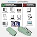 GEKVIVE RF Remote Control Page Turner for Kindle Paperwhite Scribe Accessories, Page Turner Clicker for iPad Tablets Reading Novels Taking, Phone Camera Video Record Triggers Remote, Green