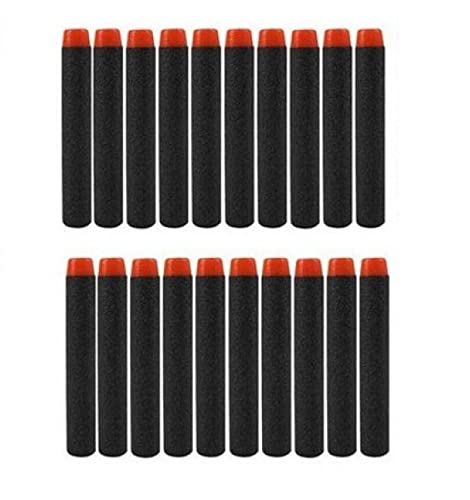 SYGA Plastic Foam Toy Bullet Dart Bullets for Strike Elite Guns, Black - 20Pcs (B09P1FHWRT) Amazon Price History, Amazon Price Tracker