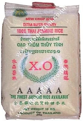 "X.O" 100% Thai Jasmine Rice 10KG