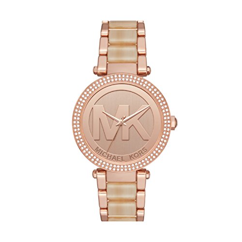 Preisvergleich Produktbild Michael Kors Damen Analog Quarz Uhr mit Edelstahl Armband MK6530