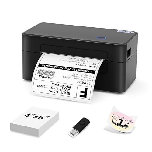 Imprimante d'étiquettes d'expédition USB DB402 thermique pour Mac et Windows