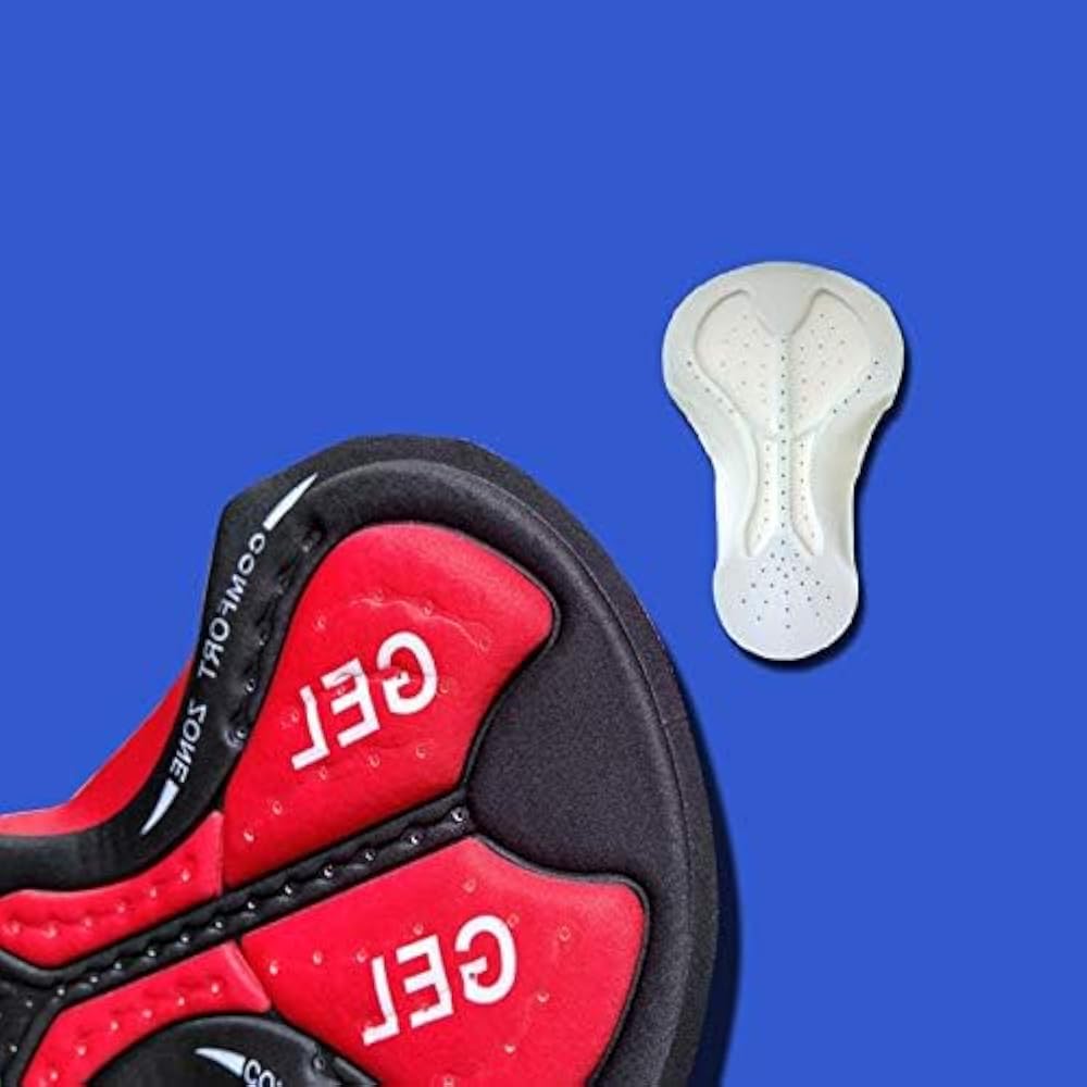 Sous-vêtement Cyclisme Short De Vélo HUIOP Homme - Respirant, Rembourré Gel, Confort VTT Short Cyclisme Homme