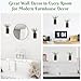 Dahey 2 Pack Wood Wall Planter Vase with Artificial Eucalyptus Farmhouse Wall Hanging Decor Pocket Planter for Indoor Fake Plants Greenery, Living Room Bedroom Kitchen Home Office Decoration
