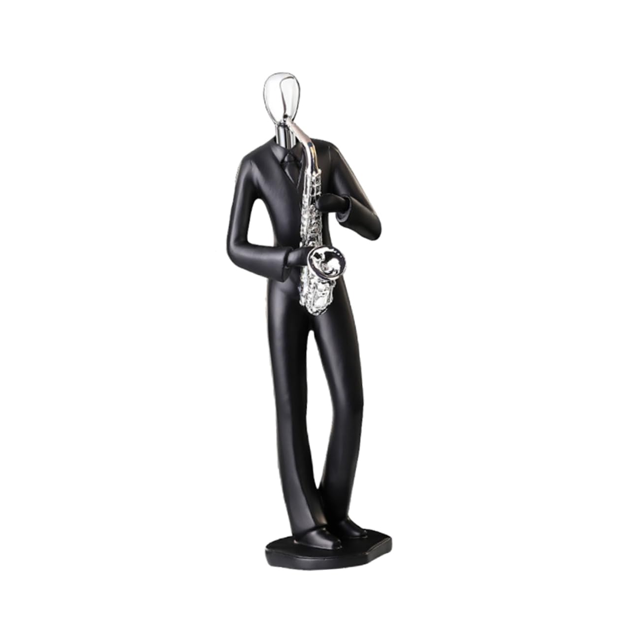 CLISPEED Figurina Musicale Personaggio in Resina Nera 1 Pezzo