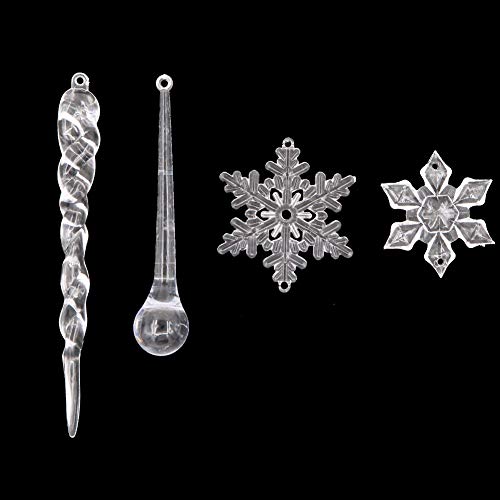 Set di 40 decorazioni natalizie da appendere, in