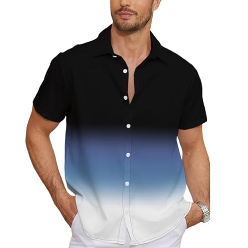 Chemise Hawaïenne Homme Manche Courte en coton, le cadeau idéal pour lui