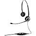 Jabra GN2125 Duo Corded Quick Disconnect Headset for Deskphone, Softphone or Mobile Phone