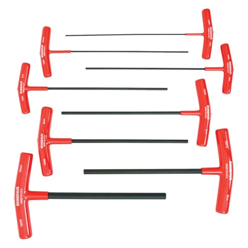 Bondhus 15387 Set of 8 Hex T-handles, 9