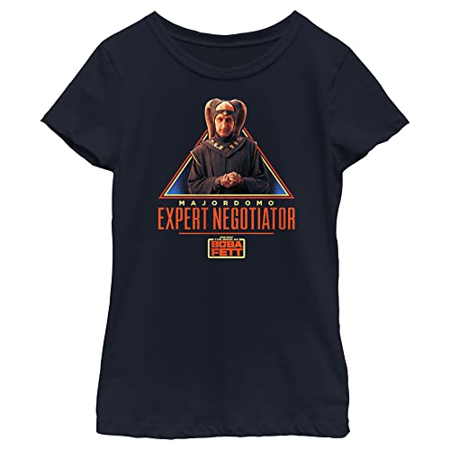 Haut à manches courtes fille Book of Boba Fett imprimé coton