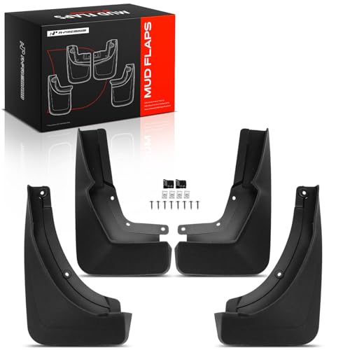 Image of A-Premium Mud Flaps Compatible with Mercedes-Benz W167 Series GLS450 GLS580 2020 2021 2022 2023 2024, No Drilling Required Mud Guards with Hardware Accessories, Set of 4 Front and Rear