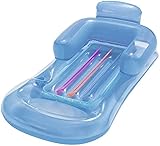 RECORDATORIO DE SEGURIDAD: ¡No se duerme mientras fluya en el agua!El lecho flotante no se puede utilizar como un dispositivo de salvamento.Los niños deben usar esta cama flotante bajo la supervisión de sus padres.El Water Hammock Lounge está especialmente diseñado para el entretenimiento posterior a la temporada.