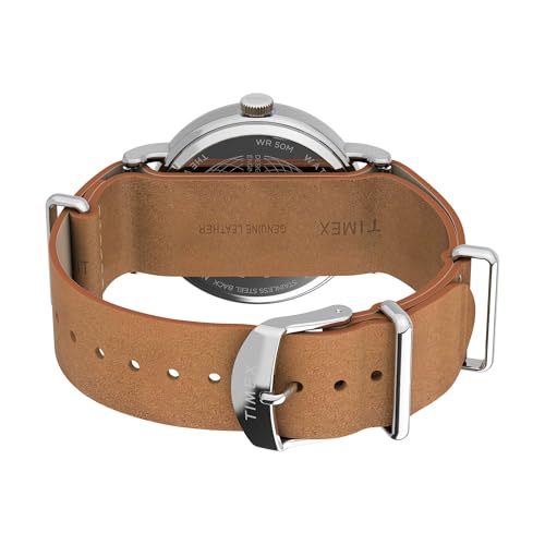 Image of TIMEX Weekender Round 40mm White Dial Analog Men Watch - TW2W86900UJ