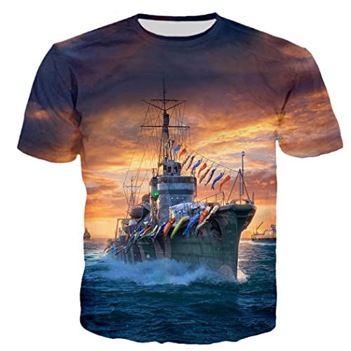 T-shirt Harajuku surdimensionné à motif graphique relief 3D et coupe ample hip-hop Yj7
