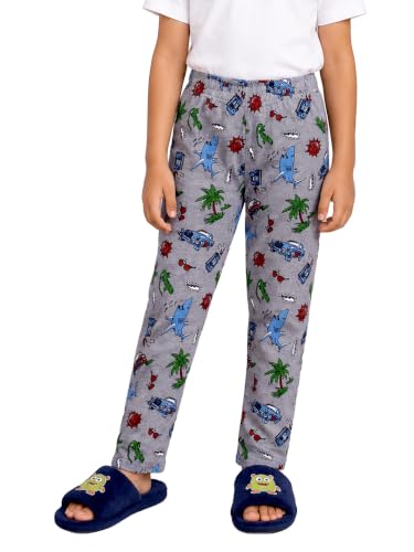 Image of KiddoPanti Boys Printed Pyjama | 100% Cotton Single Jersey Fabric | All Over Printed Design | Relax Fit & Ankle Length | Pyjama Pant