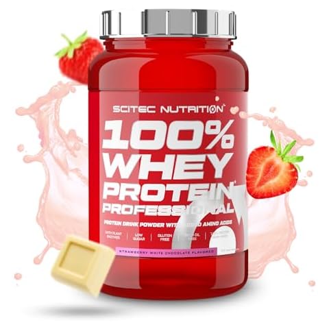 Scitec Nutrition 100% Whey Professional 920G Strawberry White Chocolate Cover