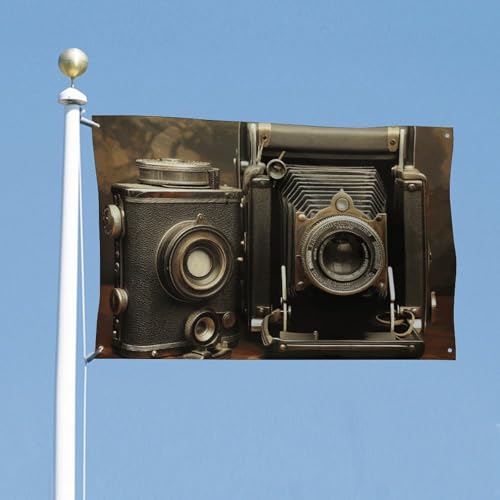 Drapeau pour appareil photo ancien avec 4 œillets : fini les bannières fragiles qui se déchirent - 6