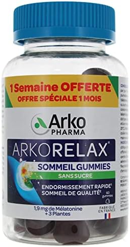 Arkopharma Arkorelax Sommeil Gélules Calmes Adultes Nuit Relaxe 60 Gummies Sommeil Profond