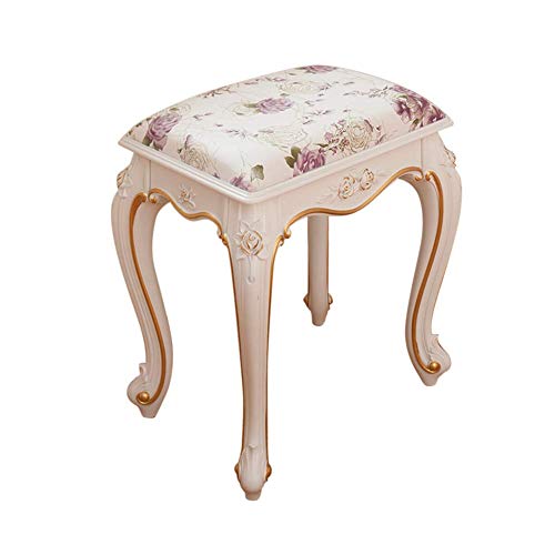 GWW Vanit Dressing Stool/Makeup Seat/Baroque Piano Chair/Padded Bench Chair,with GWW Vanit Dressing Stool/Makeup Seat/Baroque Piano Chair/Padded Bench Chair,with