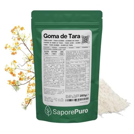 ¿Quién invento el helado? 9 HARINA DE SEMILLA DE TARA - Ideal para Helados y Sorbetes - 100% Pura - 250gr - Goma de Tara