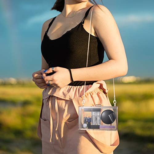 Tendycoco — Bolsa de embreagem transparente transparente para mulheres