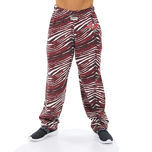 Pantalones deportivos Zubaz Tampa Bay Buccaneers S de hombre estilo cebra
