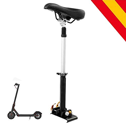 HOROES Seat Black - Asiento para Patín Compatible con Patinete Eléctrico Xiaomi Scooter M365,...