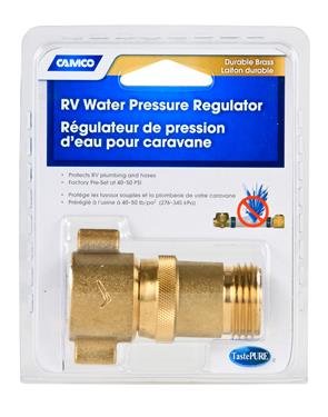 Camco Brass RV Water Pressure Regulator - 3/4" (40055)