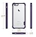 Daswise Full Body Protective Cover Compatible with iPhone 6S Case/iPhone 6 Case Shockproof + Self-Adhesive Screen Shield - Drop-Tested, Dust Proof Design, Hybrid ABS Frame, (Purple)