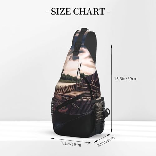 Bolso pequeño cruzado para pecho unisex miniatura 3