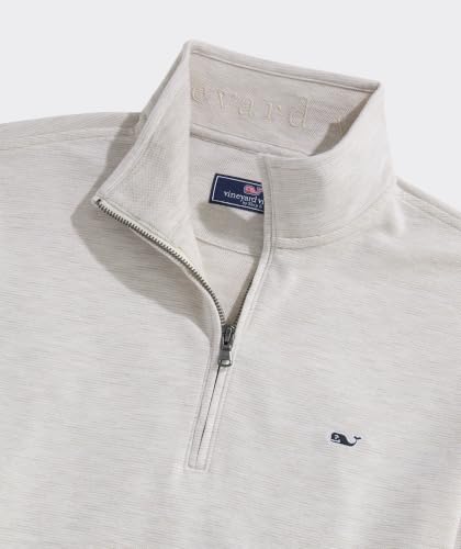 Image of vineyard vines Men's Saltwater Quarter-Zip Pullover Sweater