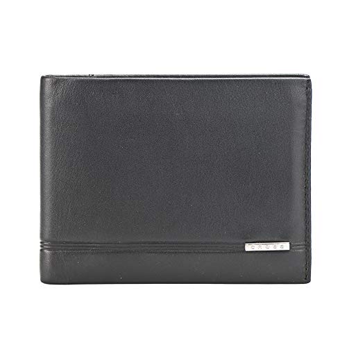 Cross Mens Leather Bifold Wallet with Removable Credit Card Case (Black)