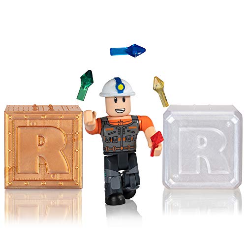 Roblox Action Collection - Megaminer + Two Mystery Figure Bundle [Includes 3 Exclusive Virtual...
