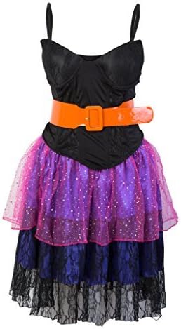 Emmas Wardrobe 1980s Fancy Dress Costume for Women