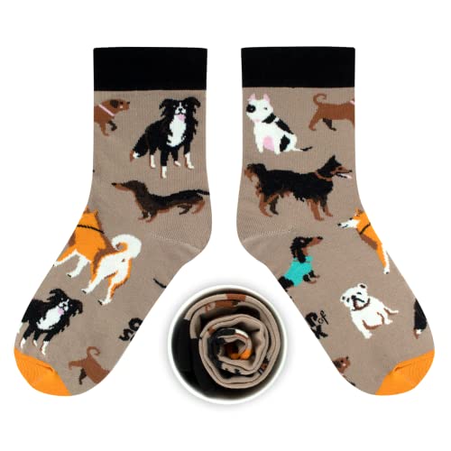 cup of sox Bunte Kindersocken mit lustigen Mustern, Socken für Mädchen und Jungen im Kaffee To-Go Pappbecher (33-36, Beige) Cover