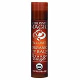 Dr. Bronner's & Sun Dog's Magic Organic Lip Balm, Orange Ginger, 0.15-Ounce Sticks (Pack of 6)
