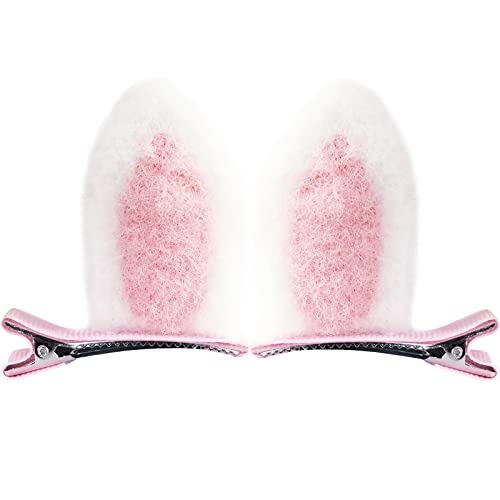 Easter Hair Clips, Pink Bunny Ear Barrettes For Women Girls, Cute Rabbit Hairpin For Birthday Costume Party #TOP28