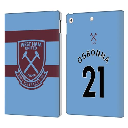 Étui portefeuille en cuir West Ham United pour iPad 10.2 Angelo Ogbonna