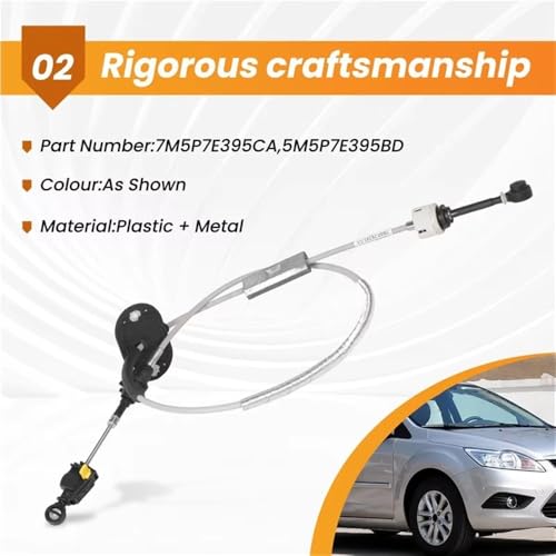 Cable de palanca de cambios Focus selector de marchas automático 7M5P7E395CA 3