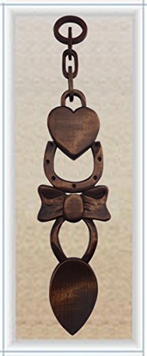 Giant Welsh Love Spoon - Free Engraving of Names & Date on Love Spoons - Image 2