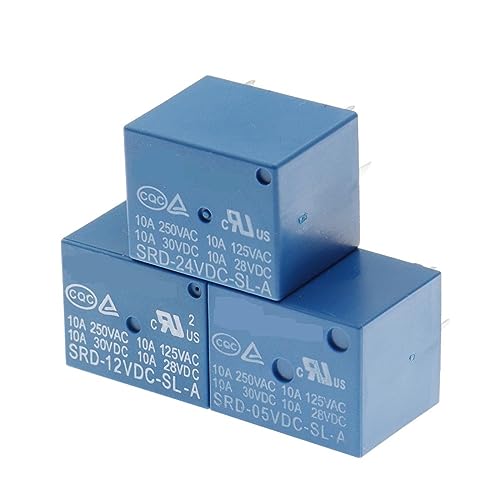 Relais 12V SRD-12VDC-SL-A haute isolation 10A pour commande de puissance fiable