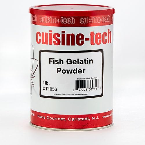 Cuisine-Tech Fish Gelatin Powder, 1lb