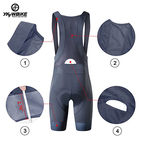 Babadores de ciclismo masculinos shorts de ciclismo masculinos para bicicleta de estrada respiráveis