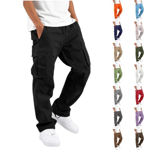 Cargo Sweatpants for Boy Relaxed Fit Elastic Waist Hiking Cargo Pants - image 1