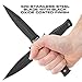 Reapr 11002 Tac Boot Knife, 4.75 Inch Double Edge Self Defense Knife for EDC | Use as Ankle Knife, Belt Knife or Over Shoulder Carry | 4.25