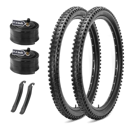 MOHEGIA Mountain Bike Tires Set: 2 Pack 26×2.4/27.5×2.4/